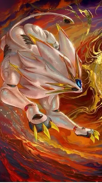 ai character: Solgaleo background