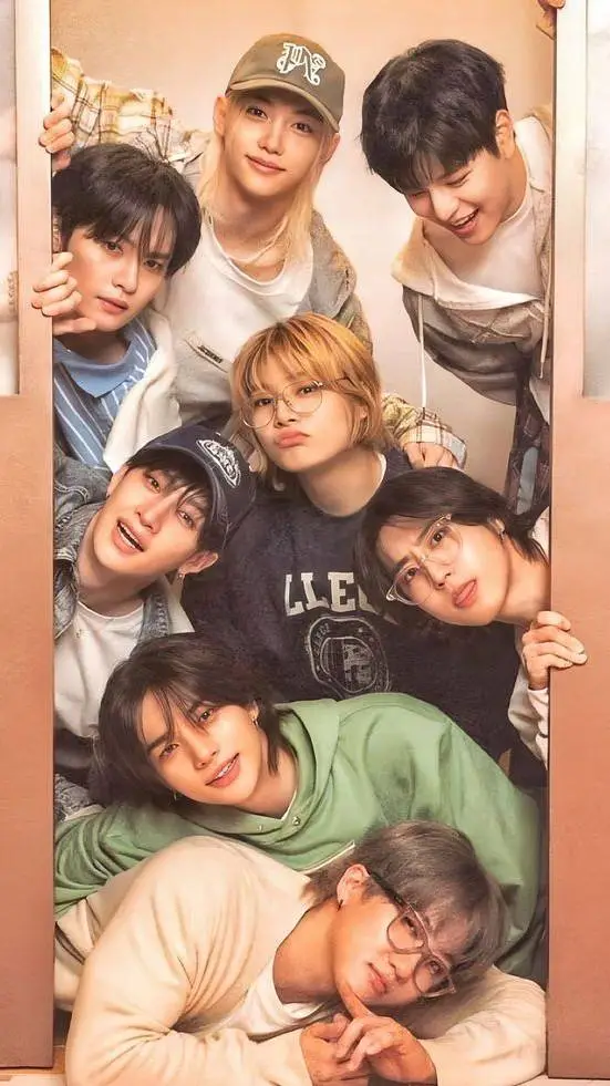 ai character: Skz new member guy background