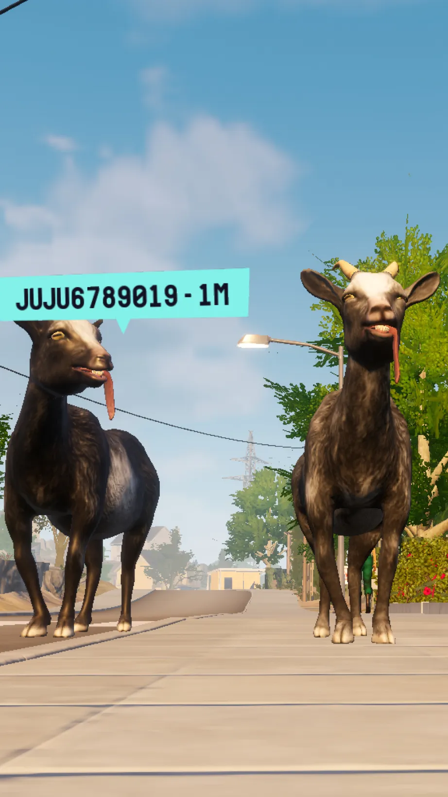 ai character: Goats background