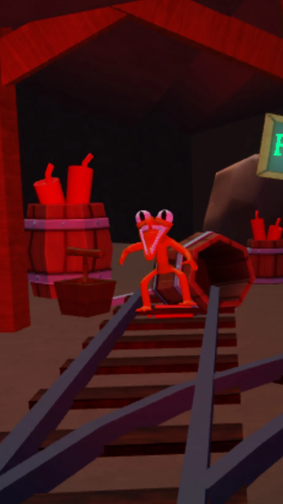 ai character: Orange background