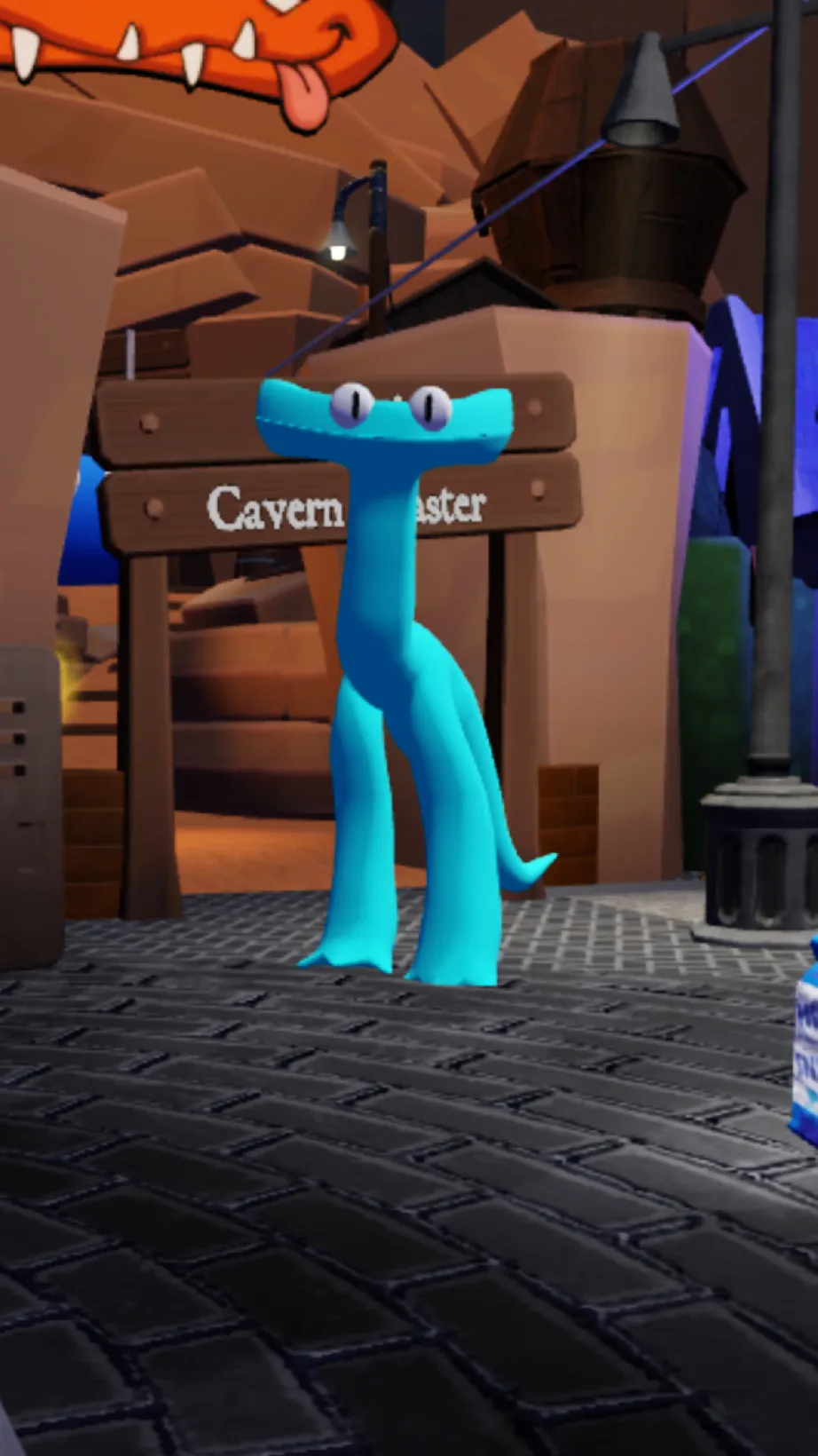 ai character: Cyan background