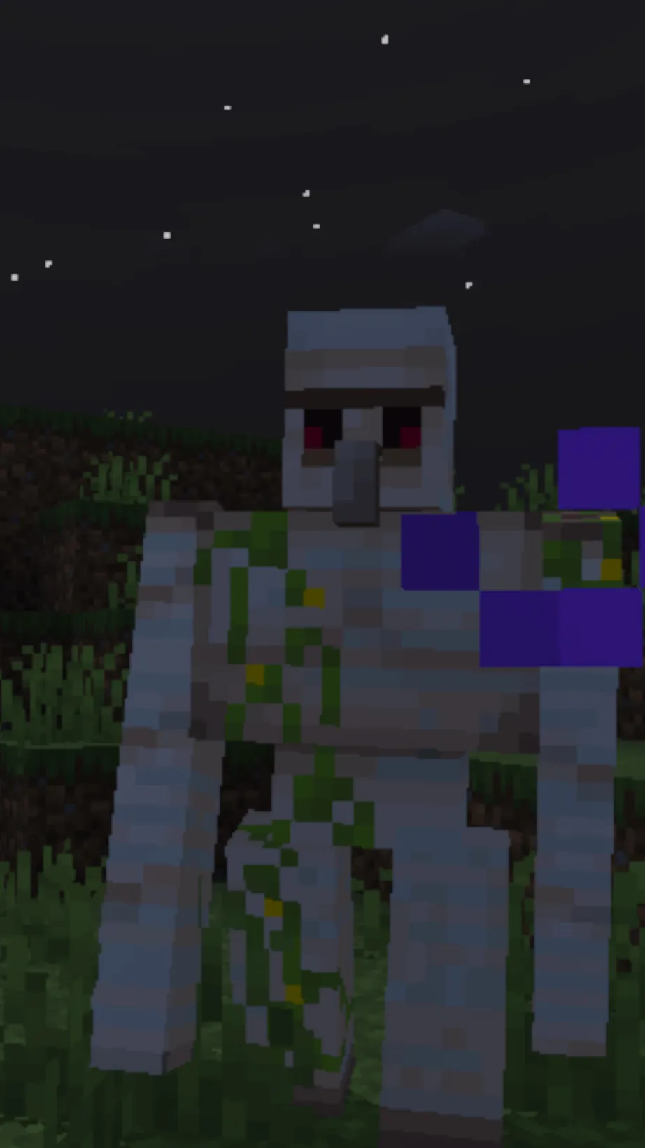 ai character: Iron golem background