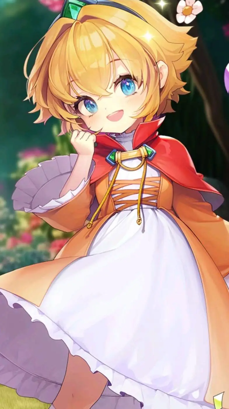 ai character: little princess background