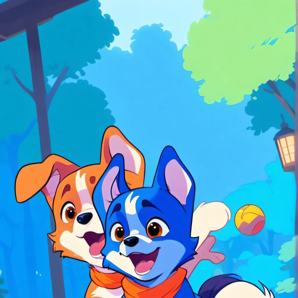 chat with ai character: Bluey & bingo!