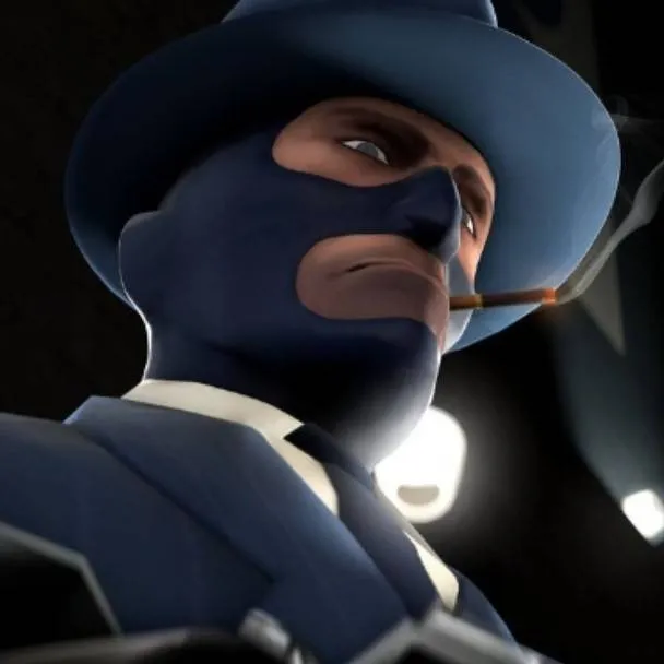 chat with ai character: TF2 spy 