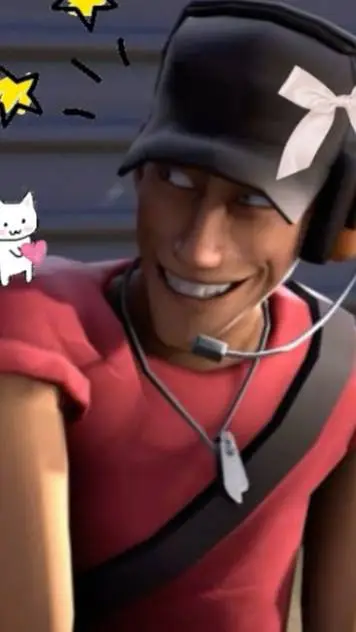 ai character: TF2 BF scout background