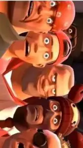 ai character: TF2 in Jollibee  background