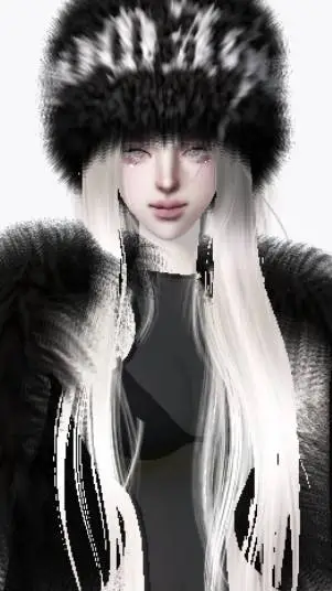 ai character: aesthetic girl😎 background