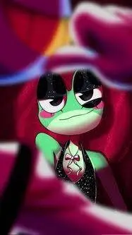 ai character: ribit x Jax  background