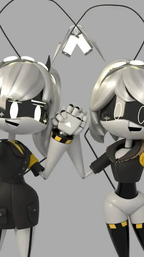 ai character: V y J  background