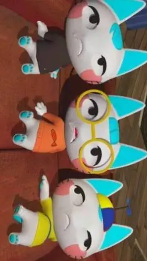 ai character: zack, Katie y cory background