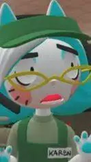 ai character: Karen smg4  background