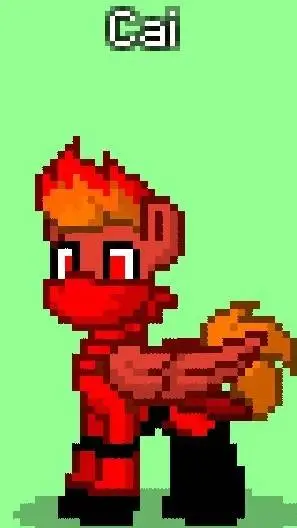 ai character: CAI pony background