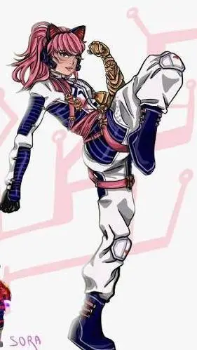 ai character: sora  background