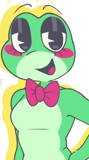 ai character: ribit  background