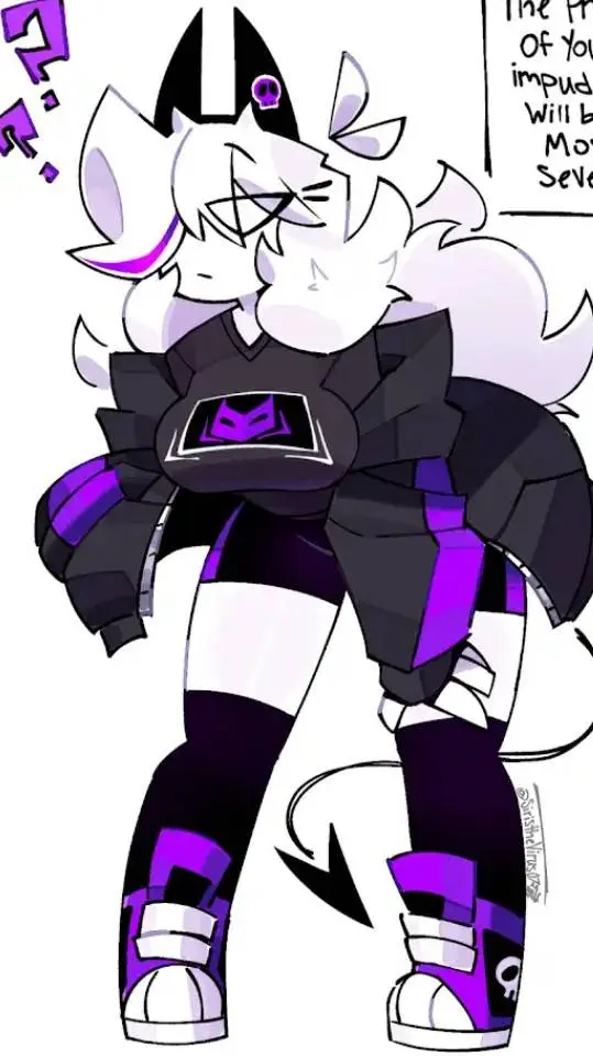 ai character: some Sandra draws background