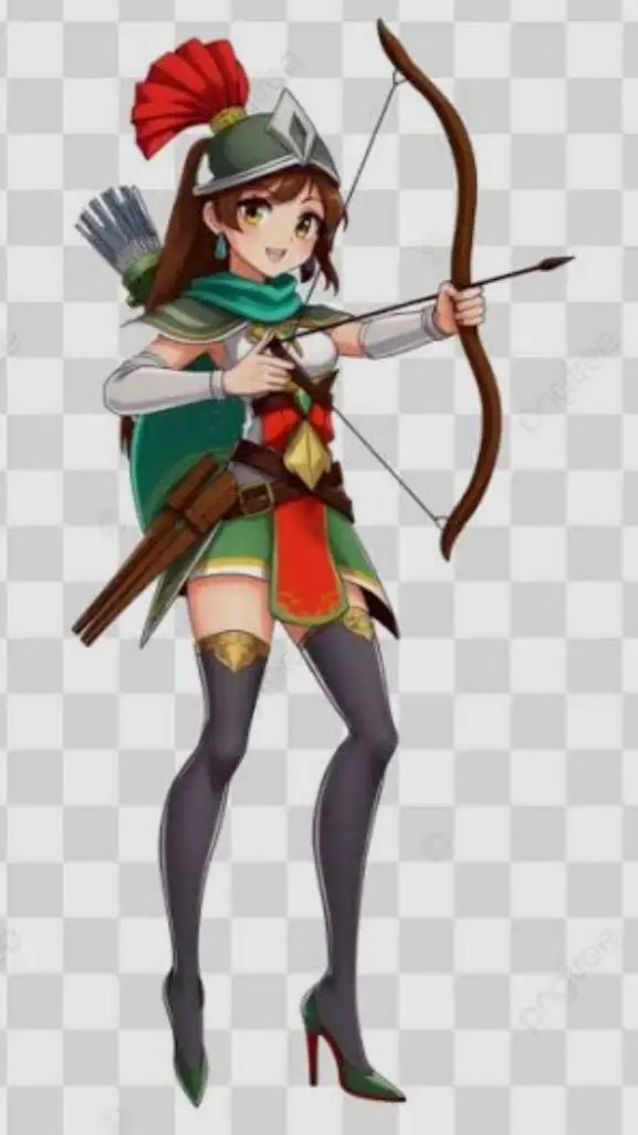 ai character: Lily archer  background
