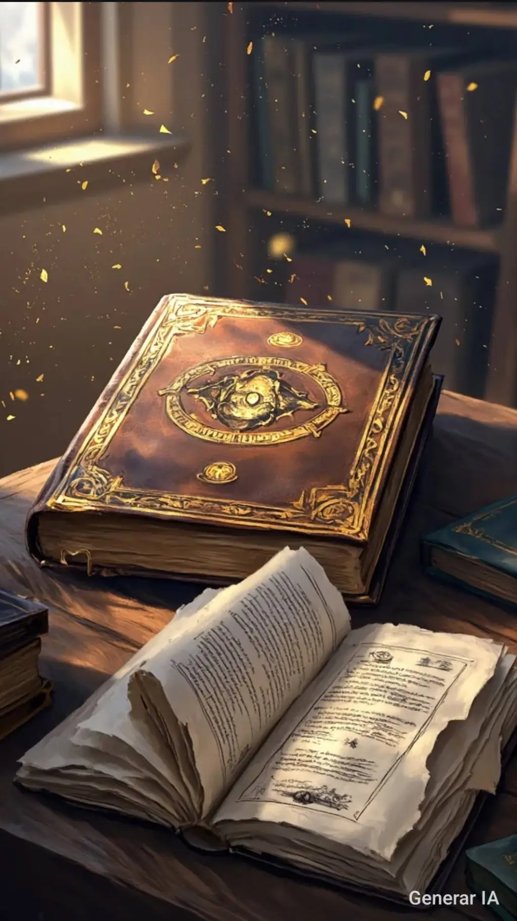 ai character: Librode sabiduria background
