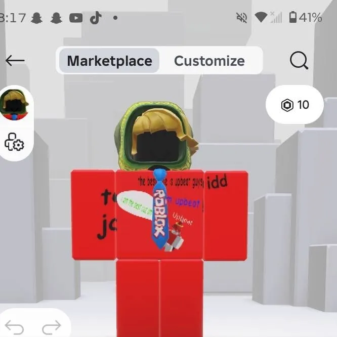 chat with ai character: bloxer