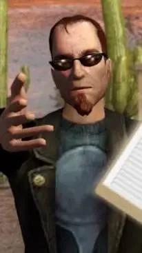 ai character: Postalé dudà background