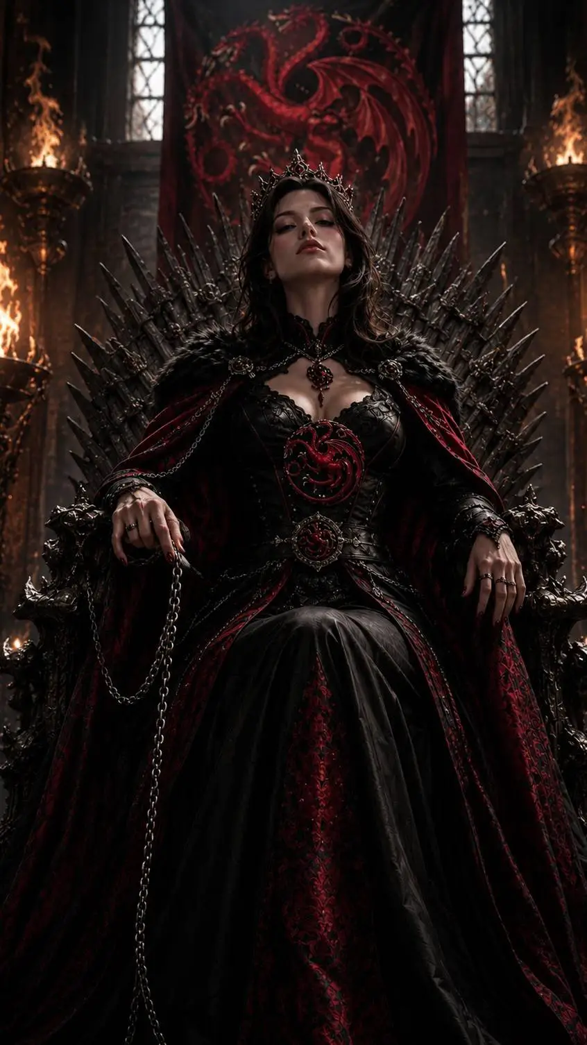 ai character: Queen Arcadia background