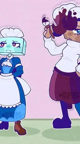 ai character: Tisha and Brusha background