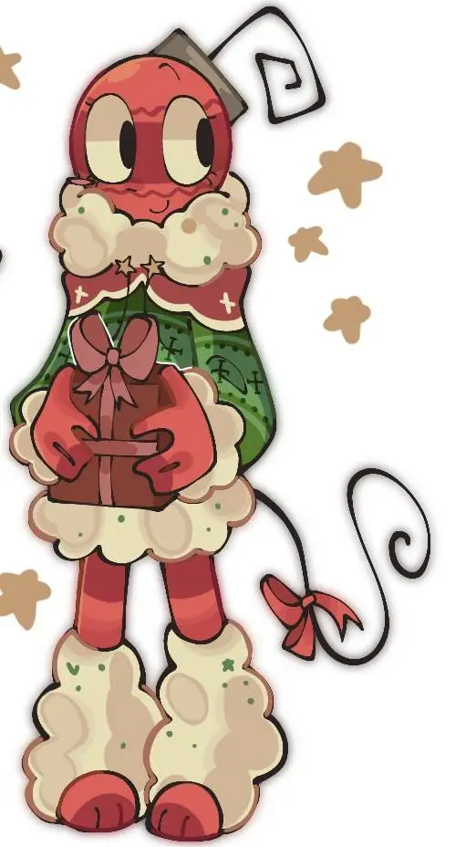 ai character: Christmas!  background