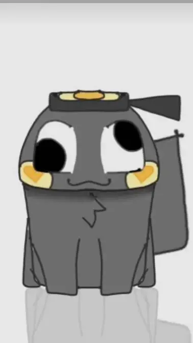 ai character: pebble And coal background