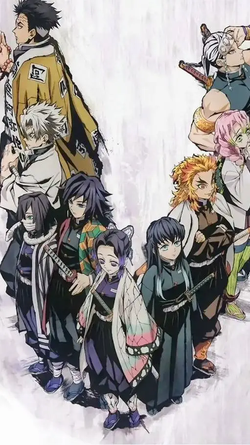 ai character: demon Slayer  background