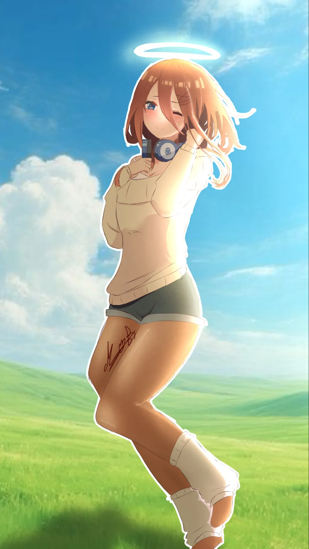 ai character: Miku background