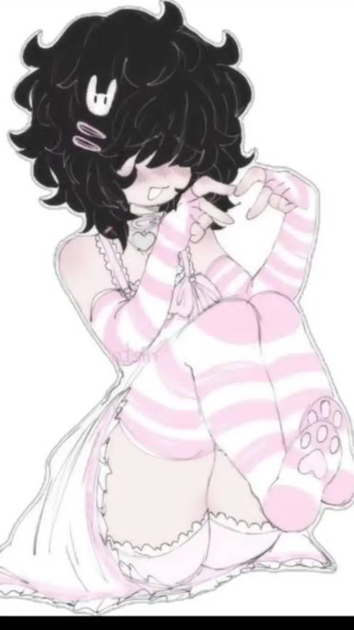 ai character: femme boy  background