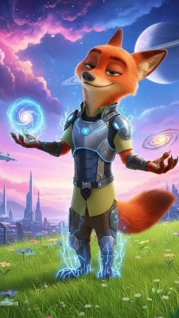 ai character: Zootopia Star Wars background