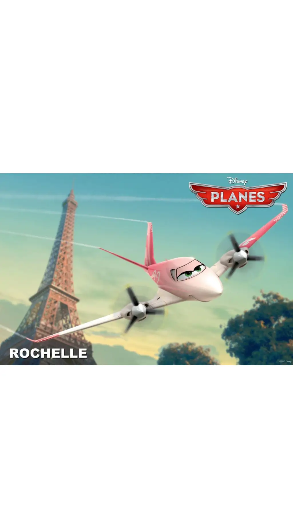 ai character: Rochelle France  background