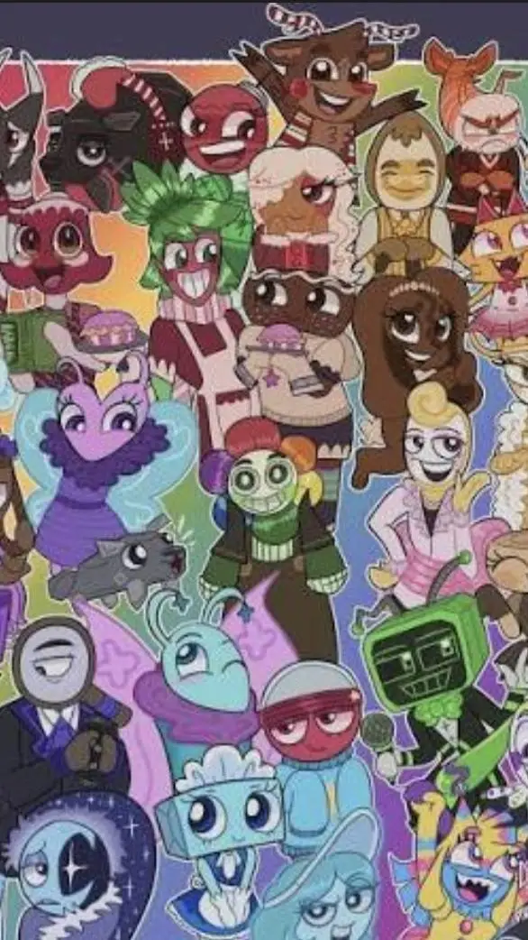ai character: Dandys world cafe! background