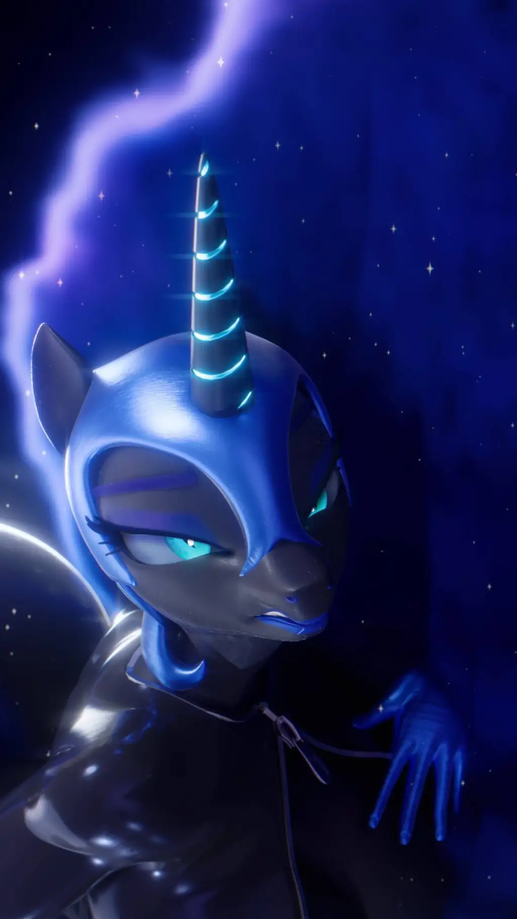 ai character: Nightmare Moon background