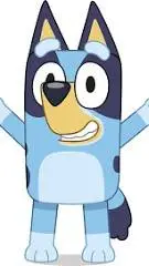 ai character: bluey background