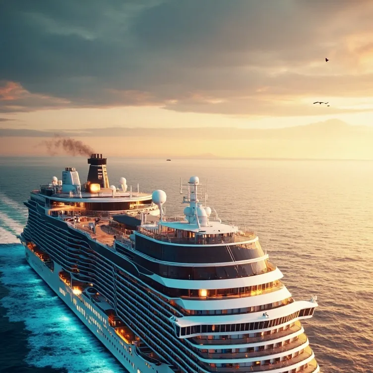 chat with ai character: Mha cruise ship 