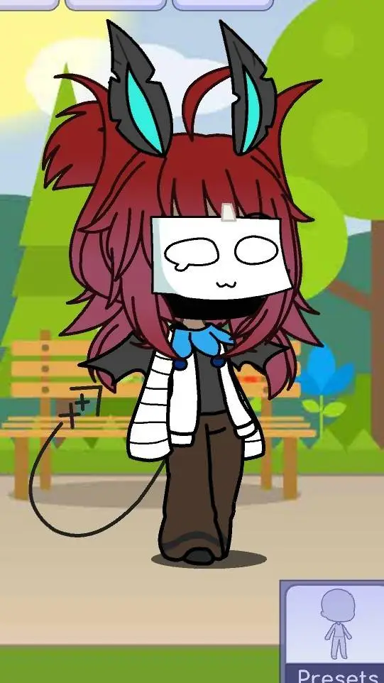 ai character: FLOWER.  background