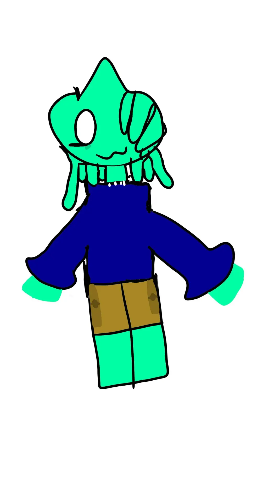 ai character: onion san (human)  background
