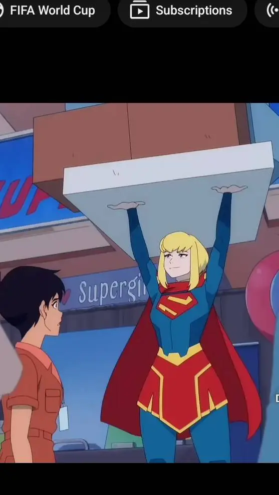 ai character: Superman adventure background