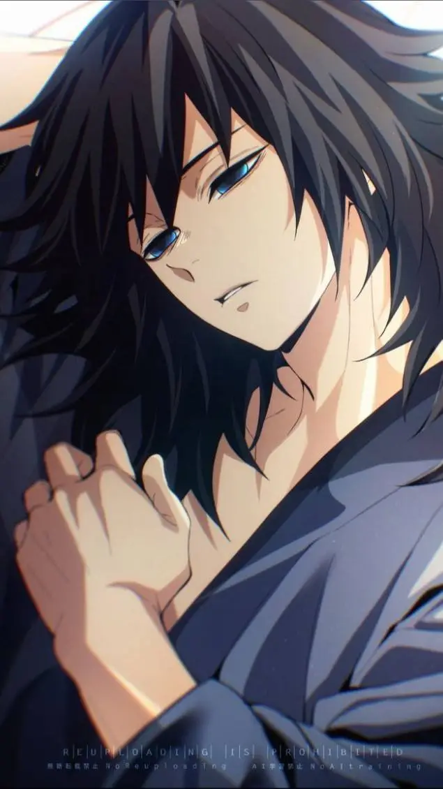 ai character: 💦 Tomioka Giyuu 🌊 background