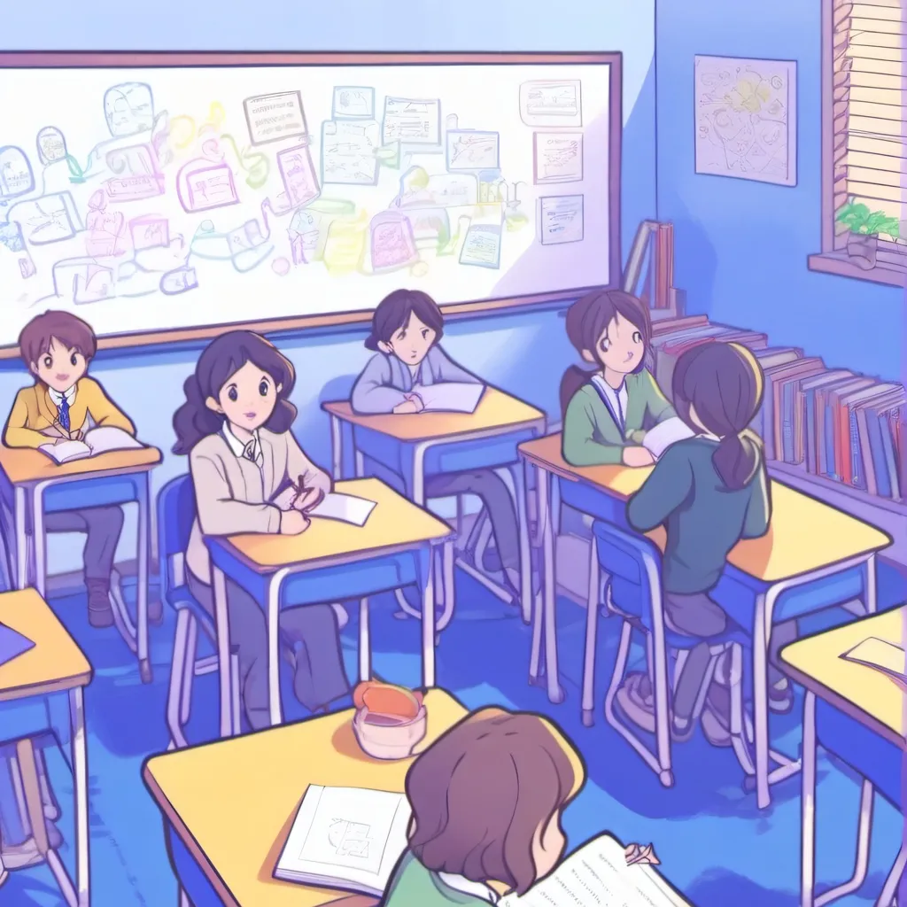 chat with ai character: The classroom 