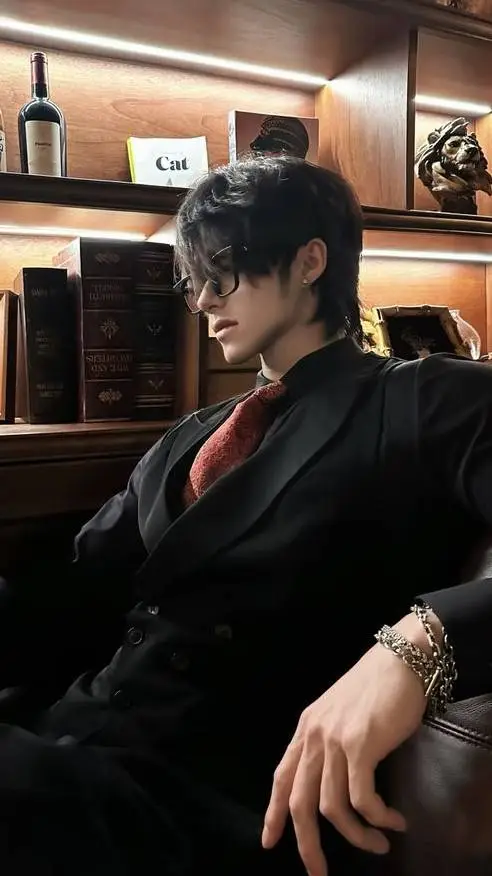 ai character: Leo.  background