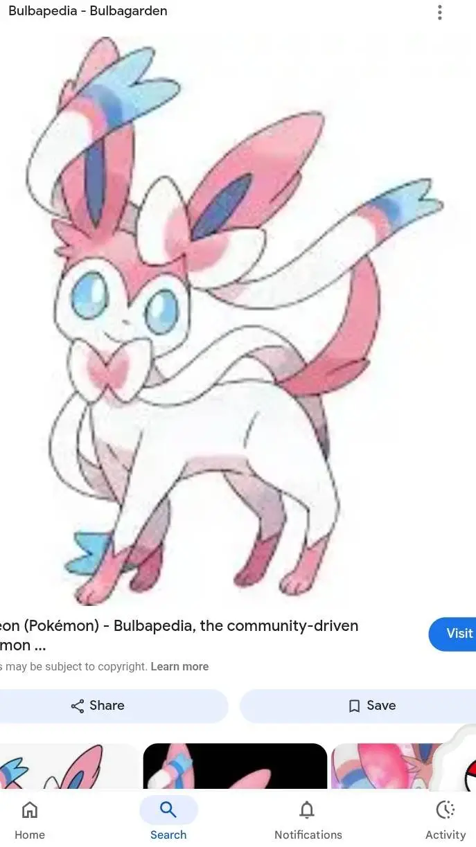 ai character: sylveon✨️✨️✨️✨️✨️ background