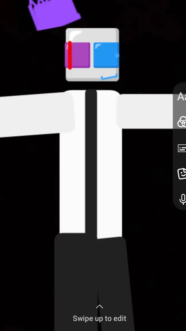 ai character: void k(or drk) background