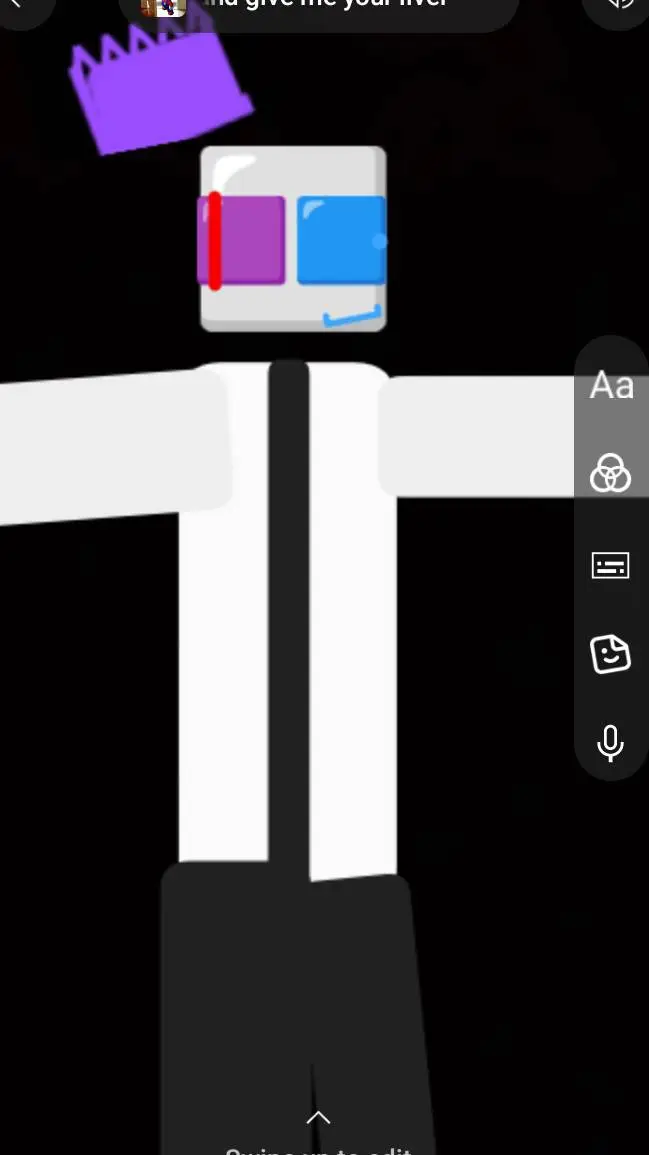 ai character: void k(or drk) background