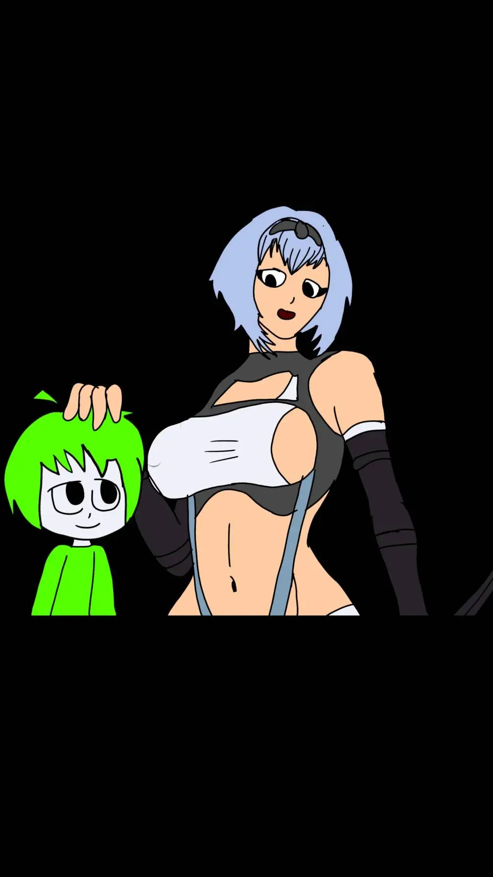 ai character: cyan brain marco  background