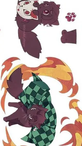 ai character: Tanjiro gatito 🥹 background
