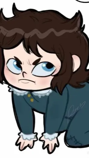 ai character: Baby abaddon  background