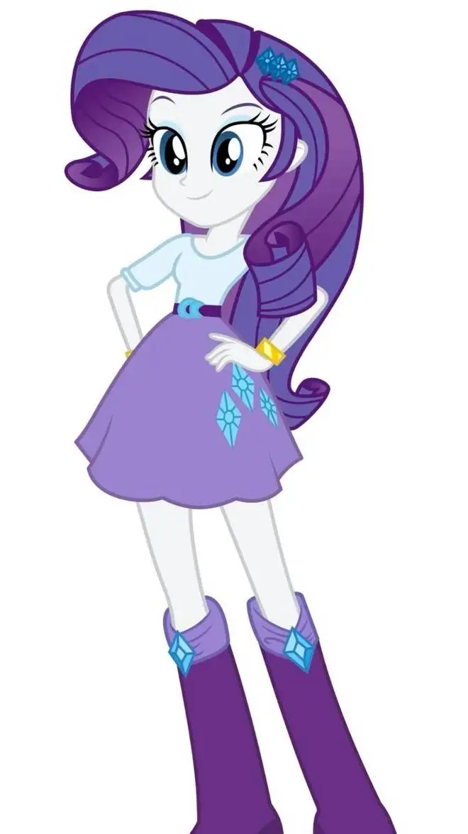 ai character: Rarity  background